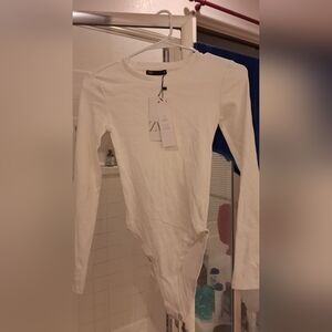 ZARA WHITE BODY SUIT